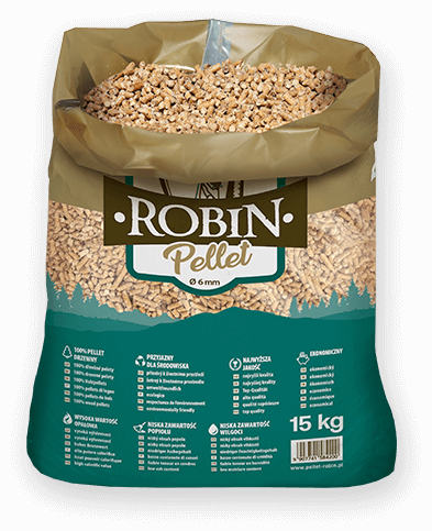 worek pelletu opałowego Robin do kupienia w Pniewach lub sklepie internetowym